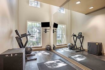 24-Hour fitness center and yoga studio